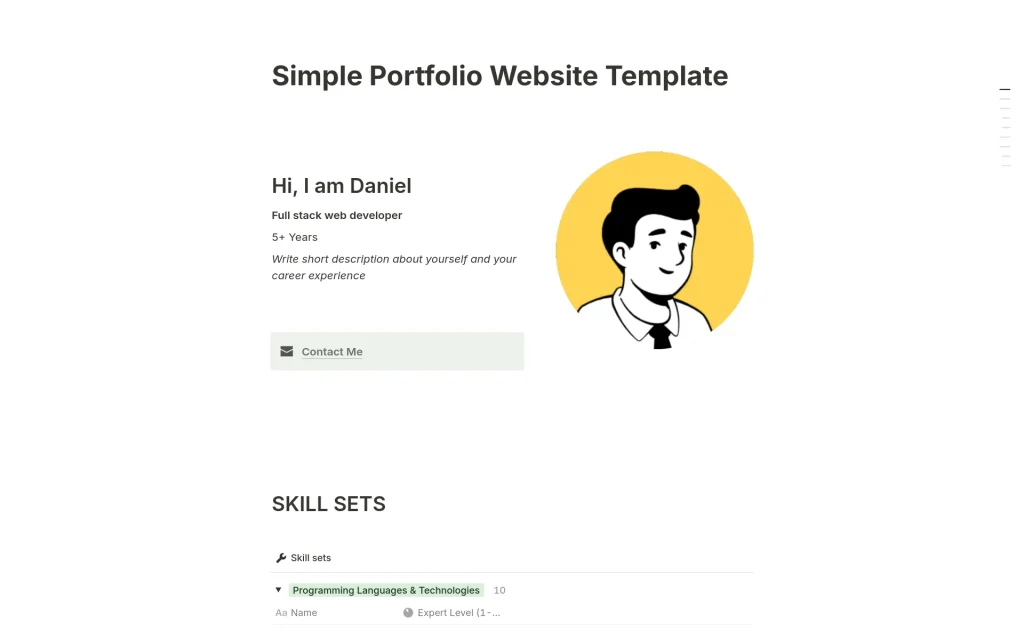 notion website templates