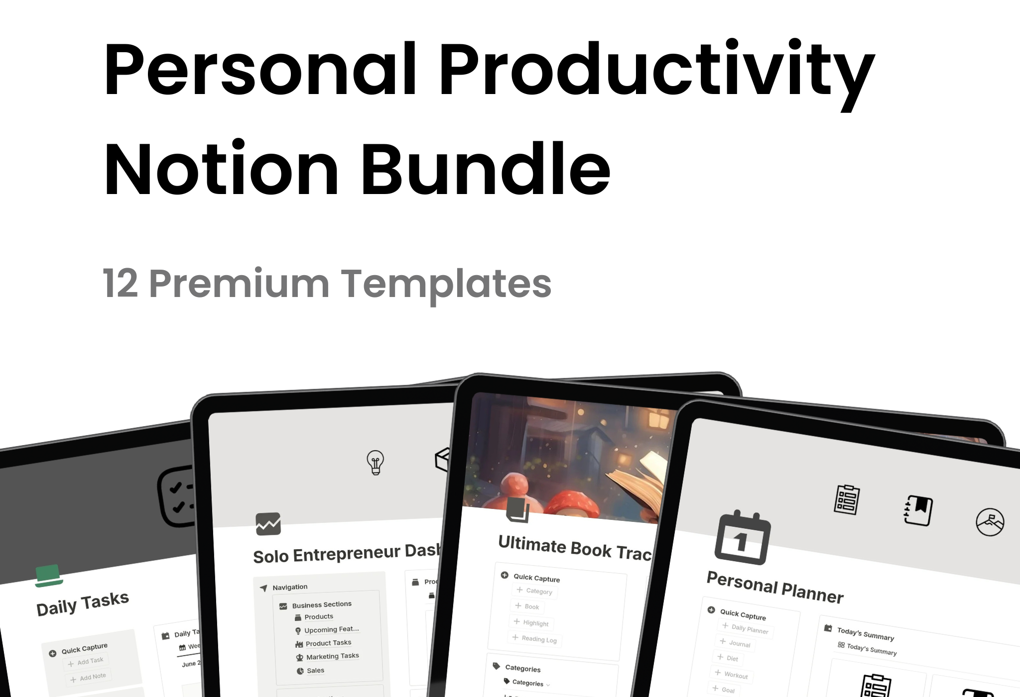 Personal Productivity Notion Bundle